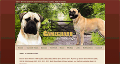 Desktop Screenshot of gameguardbullmastiffs.com